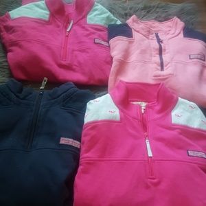 4 Vineyard Vines 1/4 zips